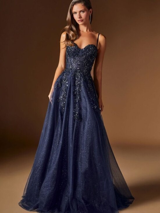 177 Dresses & Skirts - FORMAL DRESS. NAVY BLUE, GOLD,OLIVE GREEN MOTHER OF THE BRIDE/GROOM PARTY BALL